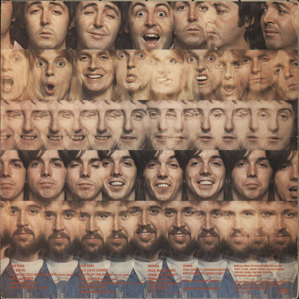 Paul McCartney and Wings At The Speed Of Sound UK vinyl LP album (LP record)