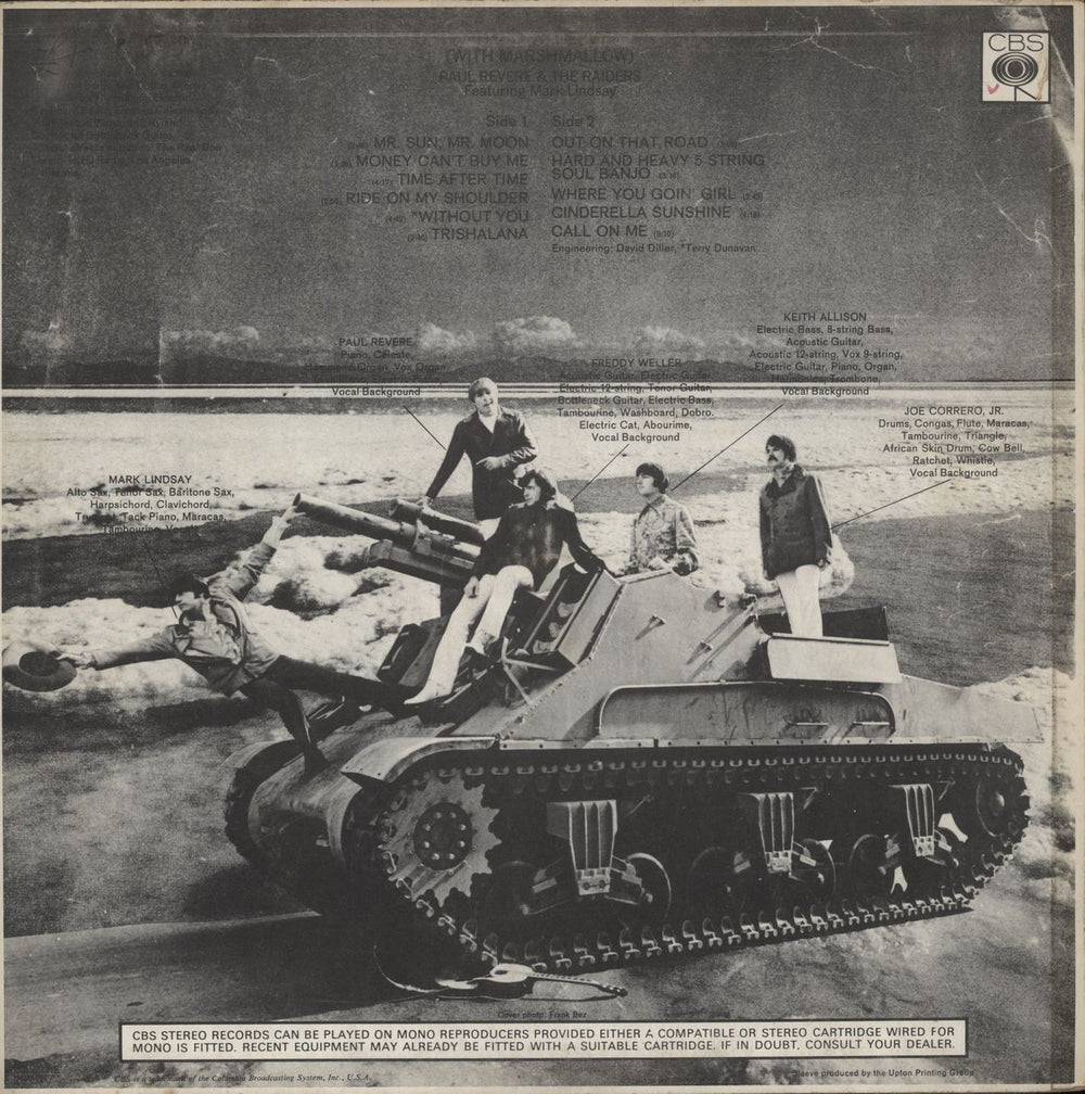 Paul Revere & The Raiders Hard 'n' Heavy (With Marshmallow) UK vinyl LP album (LP record)