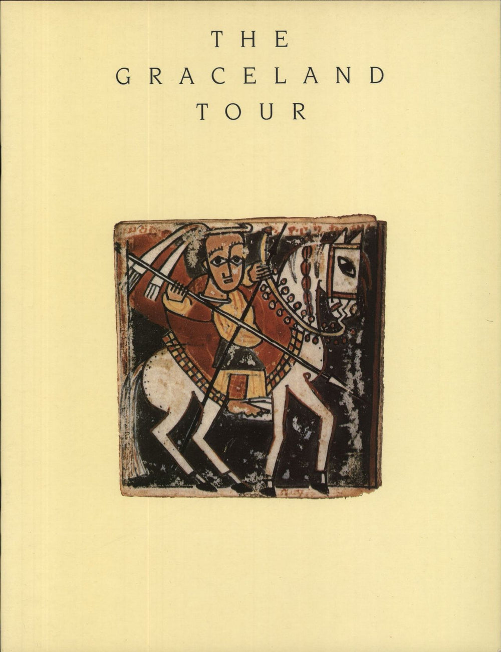 Paul Simon The Graceland Tour + Ticket Stub UK tour programme TOUR PROGRAMME