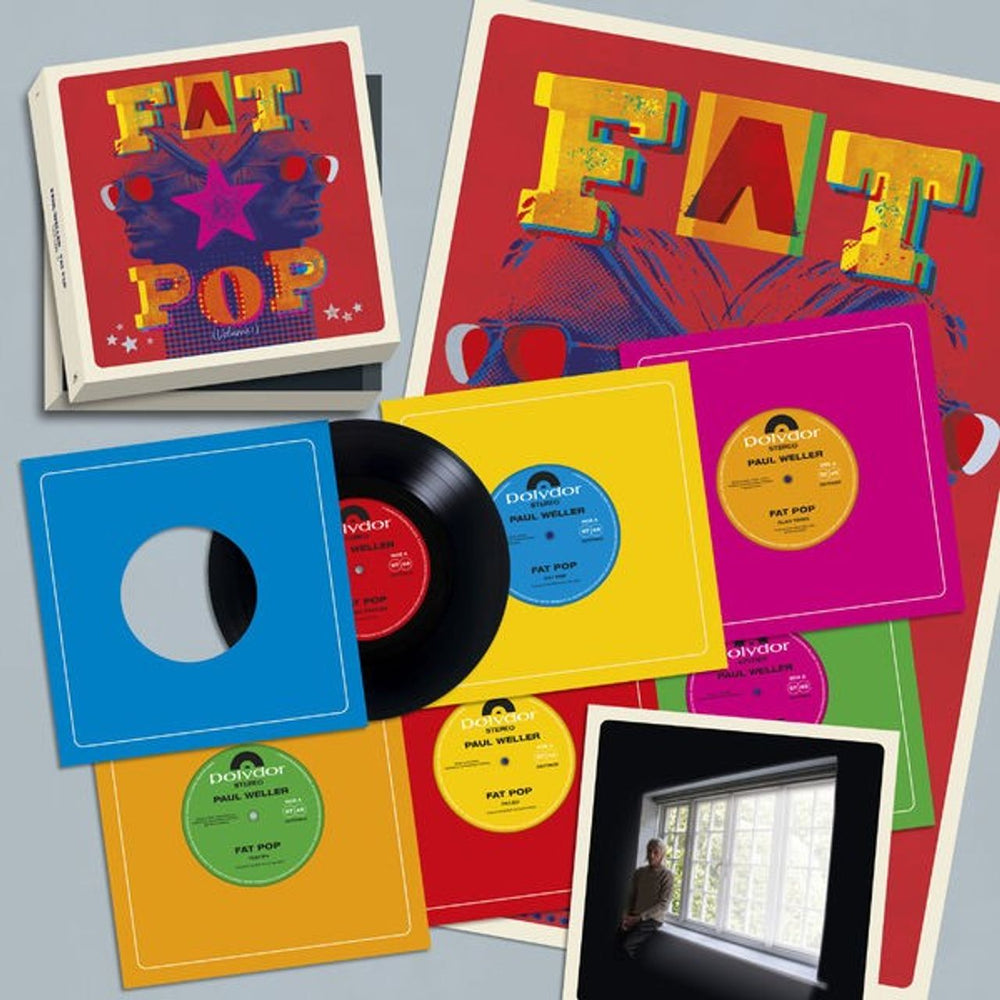 Paul Weller Fat Pop - 6 x 7-inch Box Set - Sealed UK 7" single box set 3570900
