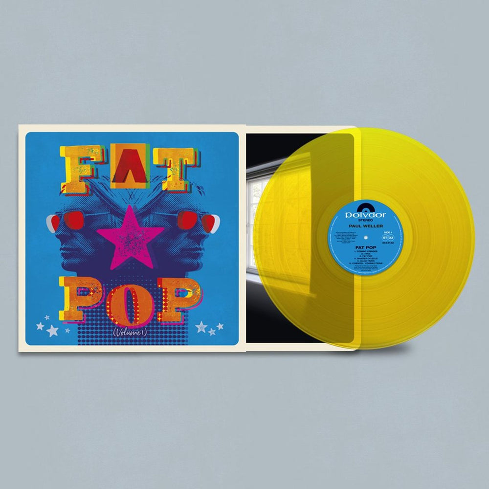 Paul Weller Fat Pop (Volume 1) - Yellow Vinyl - Sealed UK vinyl LP album (LP record) 3554122