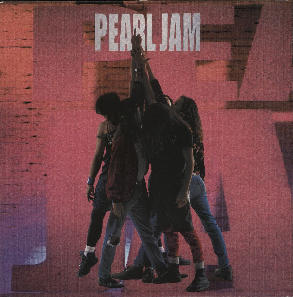 Pearl Jam Ten - EX UK vinyl LP album (LP record) 4688841