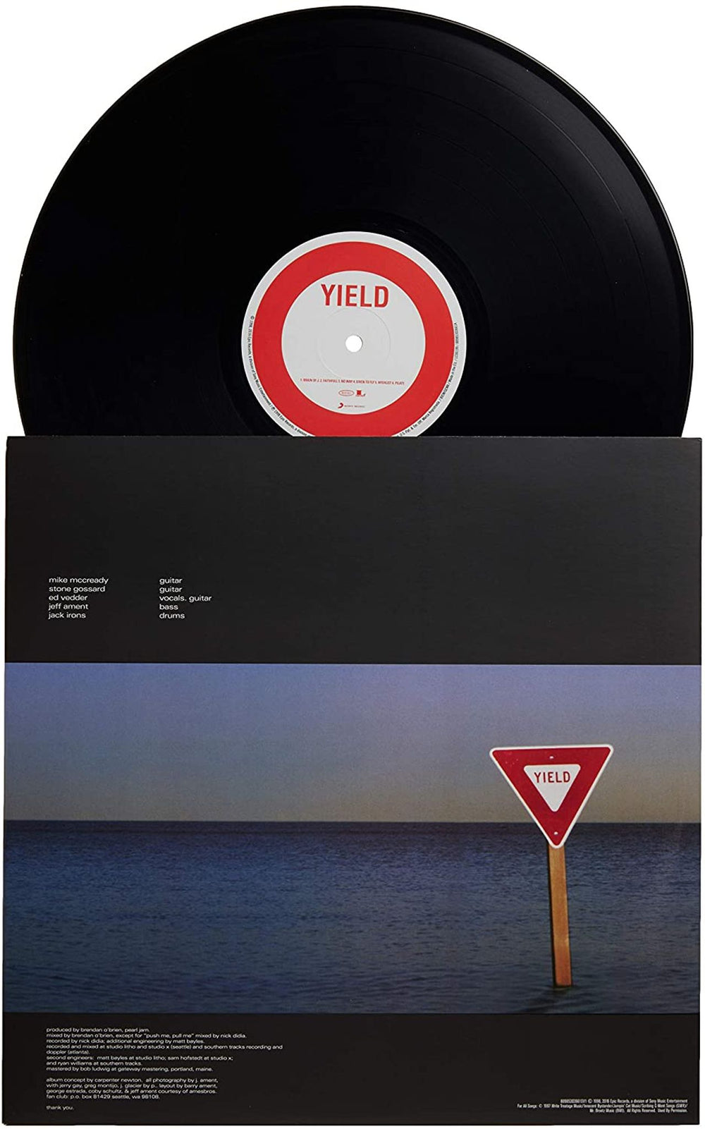 Pearl Jam Yield - Die-Cut Sleeve - Remastered - Sealed UK vinyl LP album (LP record) 889853036615