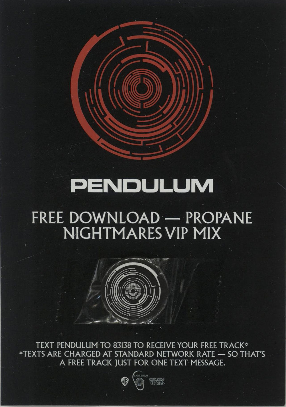 Pendulum In Silico - Handbill & Badge UK memorabilia PNUMMIN663792
