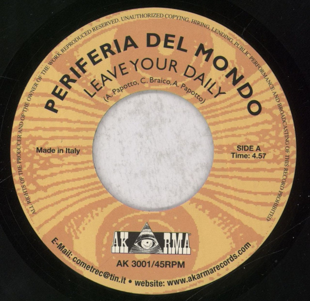 Periferia Del Mondo In Ogni Luogo, In Ogni Tempo + 7" Italian vinyl LP album (LP record) Deleted