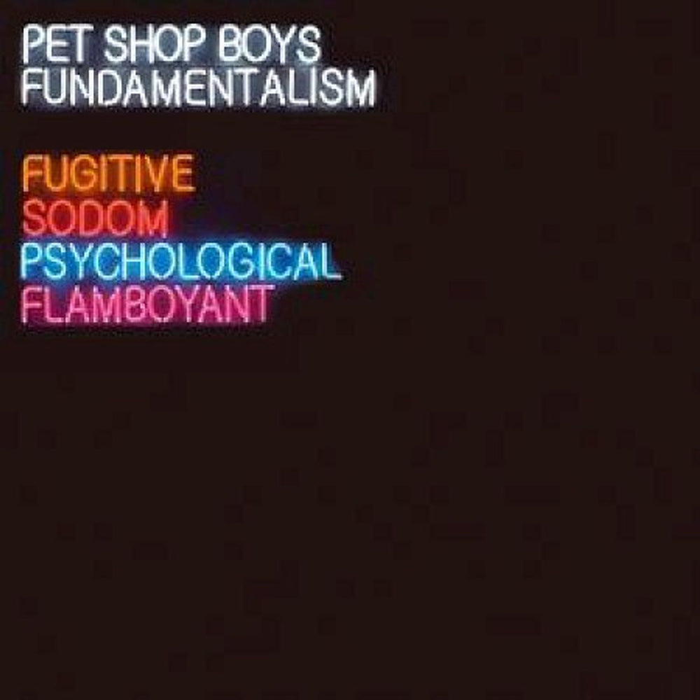 Pet Shop Boys Fundamentalism - Part 1 UK 12" vinyl single (12 inch record / Maxi-single) 3647811