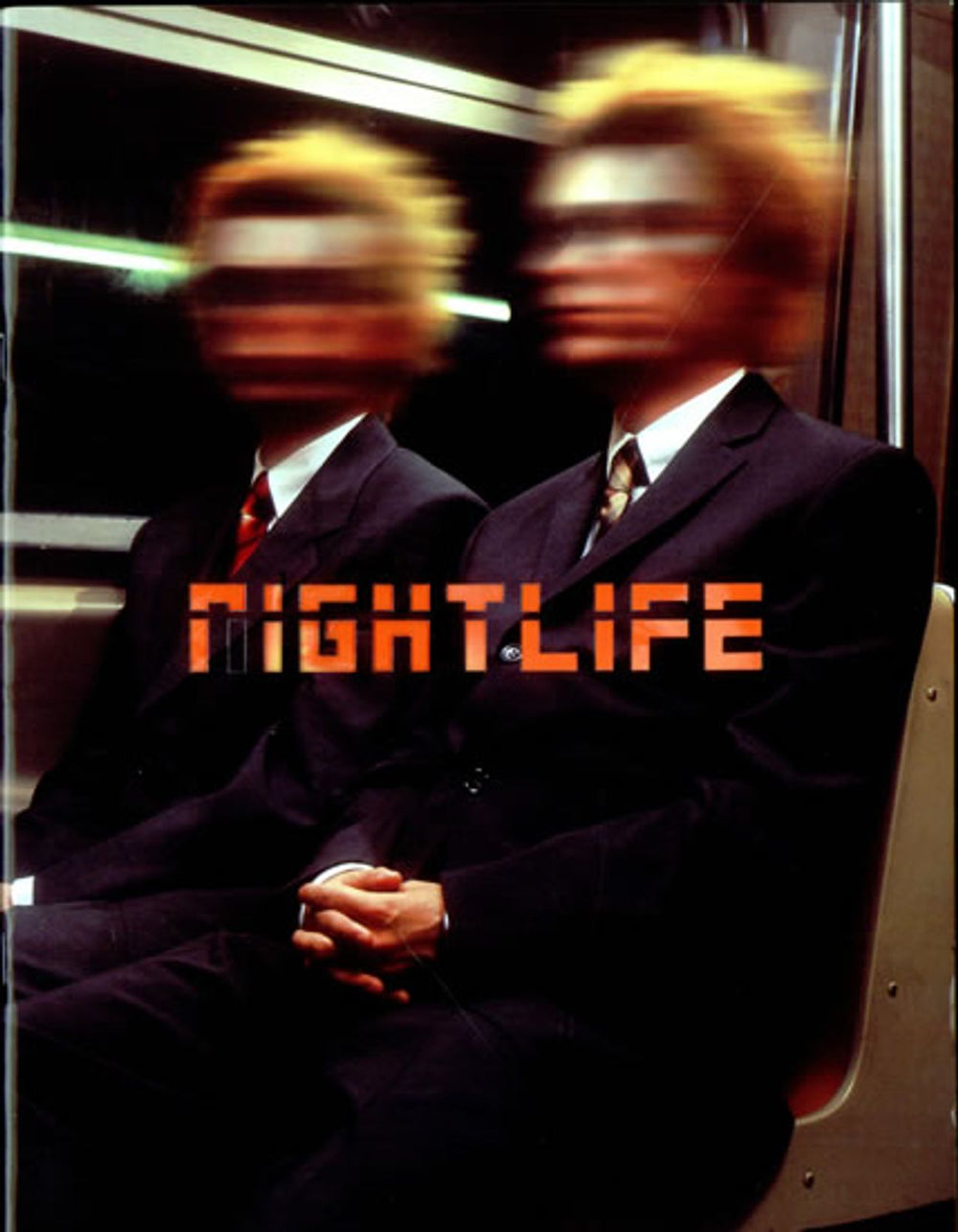 Pet Shop Boys Nightlife UK tour programme TOUR PROGRAM