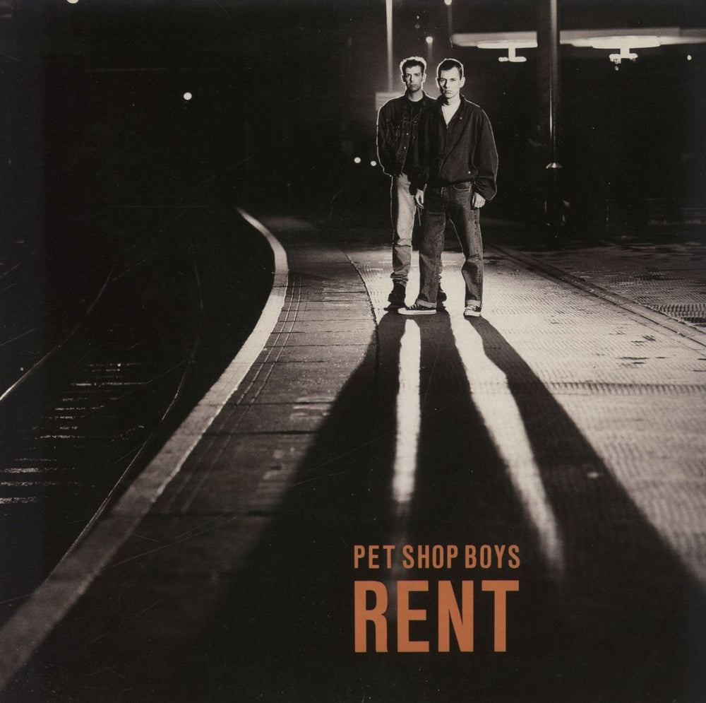 Pet Shop Boys Rent - Paper Label - Factory Sample Stickered UK 7" vinyl single (7 inch record / 45) R6168