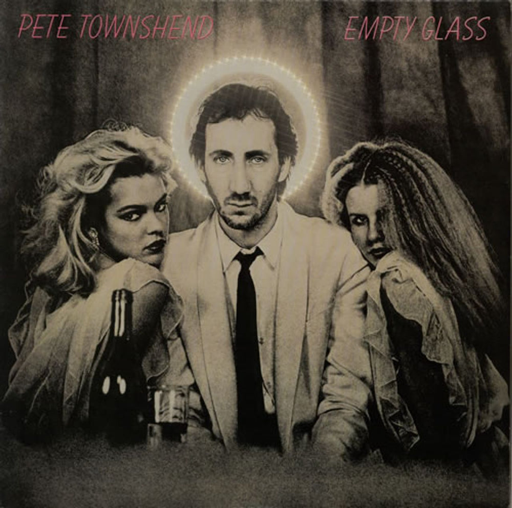 Pete Townshend Empty Glass + Poster UK vinyl LP album (LP record) K50699