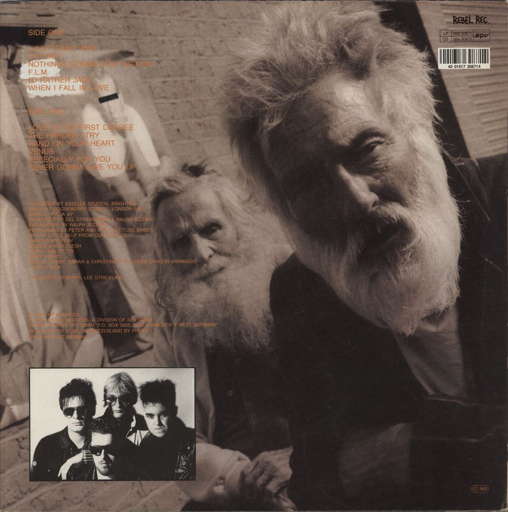 Peter & The Test Tube Babies The $hit Factory German vinyl LP album (LP record) 4001617308714