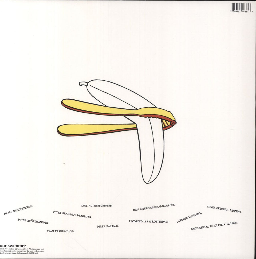 Peter Brötzmann Groupcomposing German vinyl LP album (LP record)