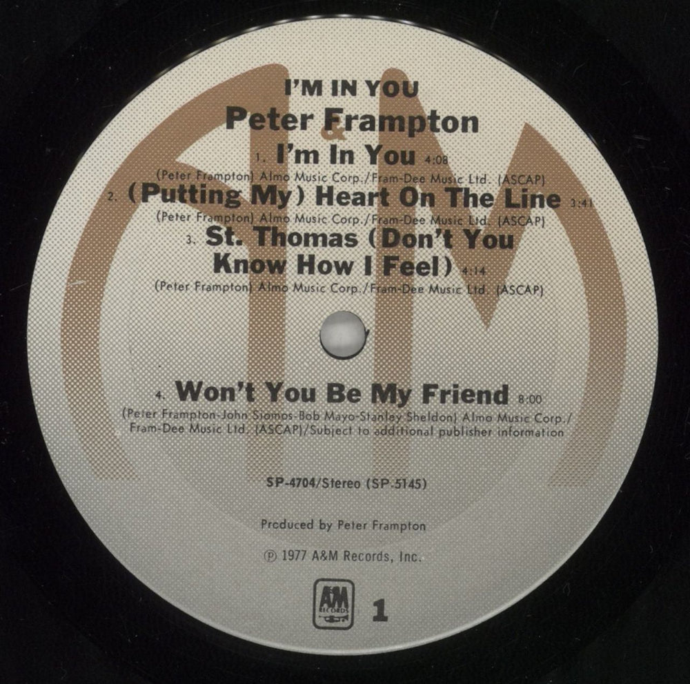 Peter Frampton I'm In You - Hype Stickered Shrink US vinyl LP album (LP record) PFRLPIM874607