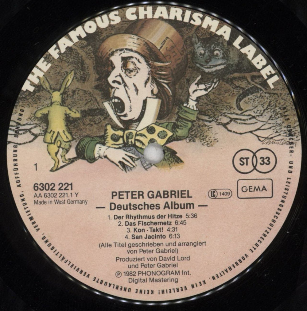 Peter Gabriel Peter Gabriel IV - Deutsches Album German vinyl LP album (LP record) GABLPPE847959