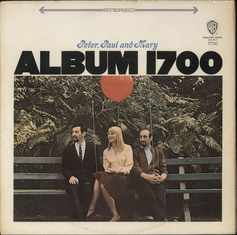 Peter Paul & Mary Album 1700 US vinyl LP album (LP record) WS1700