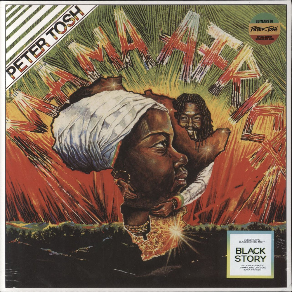 Peter Tosh Mama Africa - Red Vinyl Dutch vinyl LP album (LP record) 266927