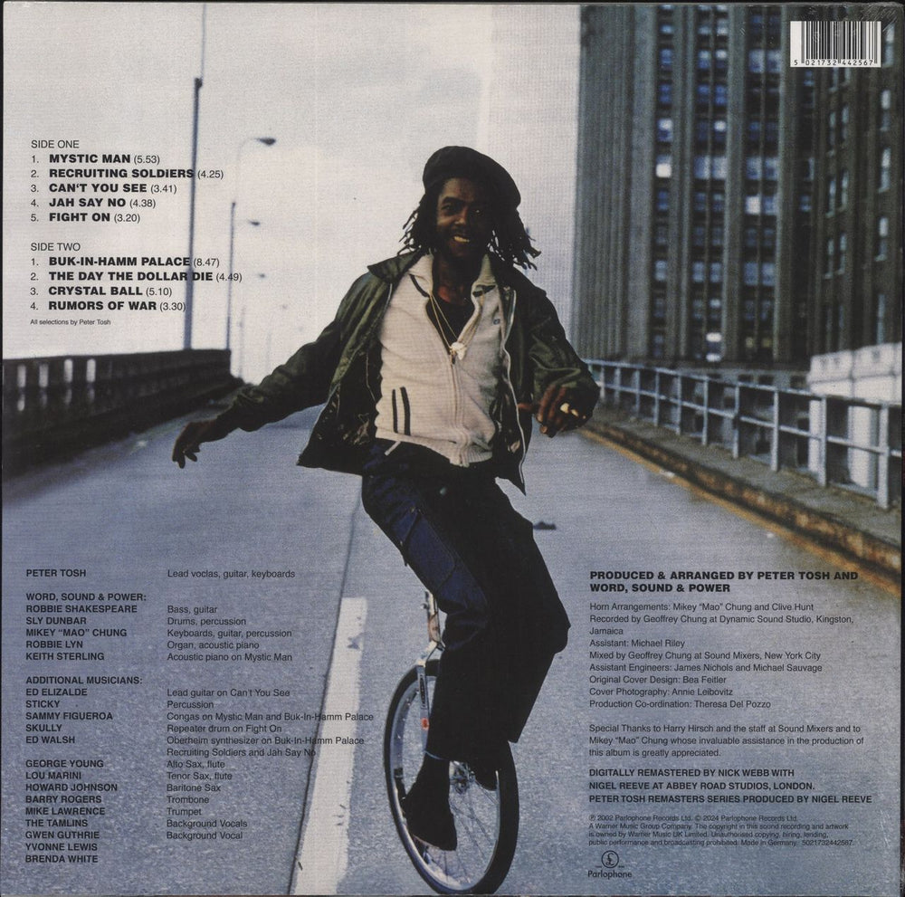 Peter Tosh Mystic Man - Recycled Green Vinyl - Sealed UK vinyl LP album (LP record) TOSLPMY861875