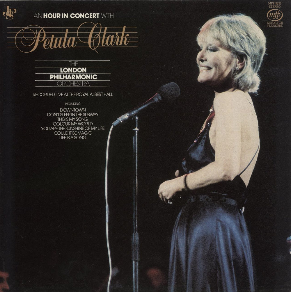 Petula Clark An Hour In Concert With Petula Clark & The London Philharmonic Orchestra UK vinyl LP album (LP record) MFP5636