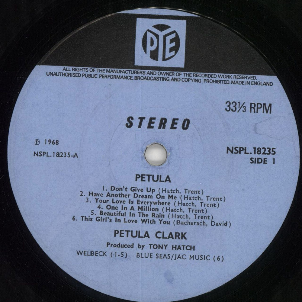 Petula Clark Petula - EX UK vinyl LP album (LP record) PTCLPPE749661