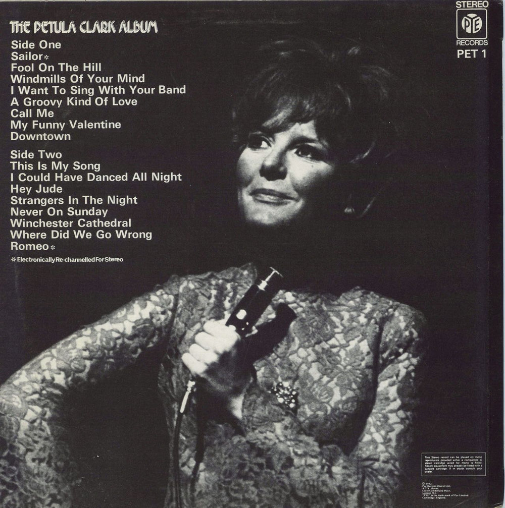 Petula Clark The Petula Clark Album UK vinyl LP album (LP record)