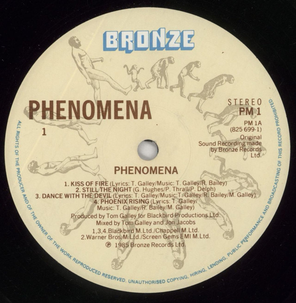 Phenomena Phenomena + Booklet - EX UK vinyl LP album (LP record) PACLPPH798653