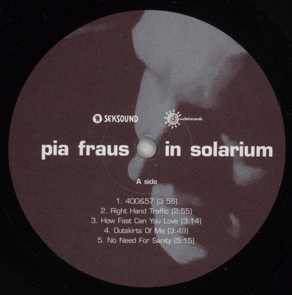 Pia Fraus In Solarium Estonian vinyl LP album (LP record) 9MCLPIN874488