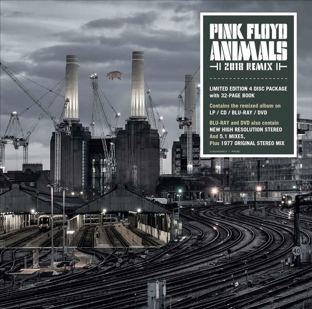 Pink Floyd Animals 2018 Remix - Deluxe Edition [LP/CD/DVD/Blu-Ray] - Sealed UK box set 190295599577