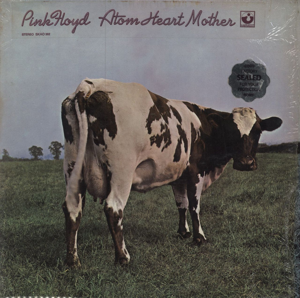 Pink Floyd Atom Heart Mother - 2nd - stickered shrink US Vinyl LP