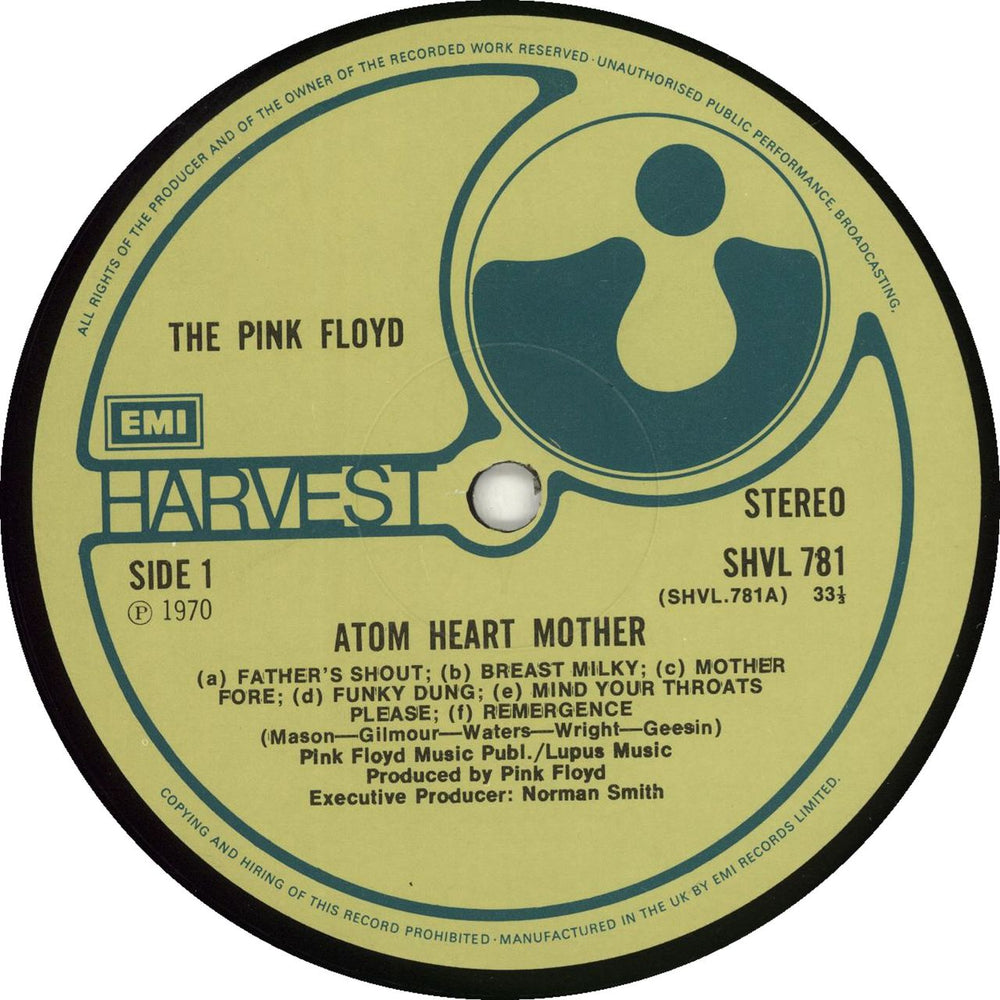 Pink Floyd Atom Heart Mother - 5th UK Vinyl LP — RareVinyl.com