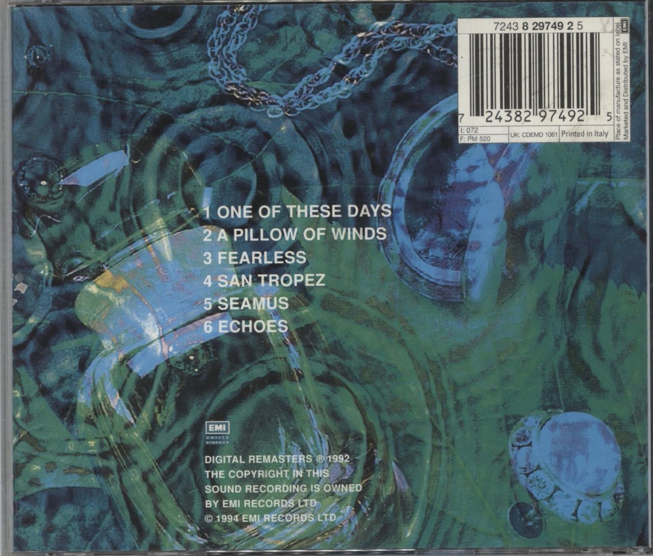 Pink Floyd Meddle イタリア盤 LP Stereo おせっかい Pink Floyd Meddle イタリア盤 LP Stereo おせっかい Amazon.co