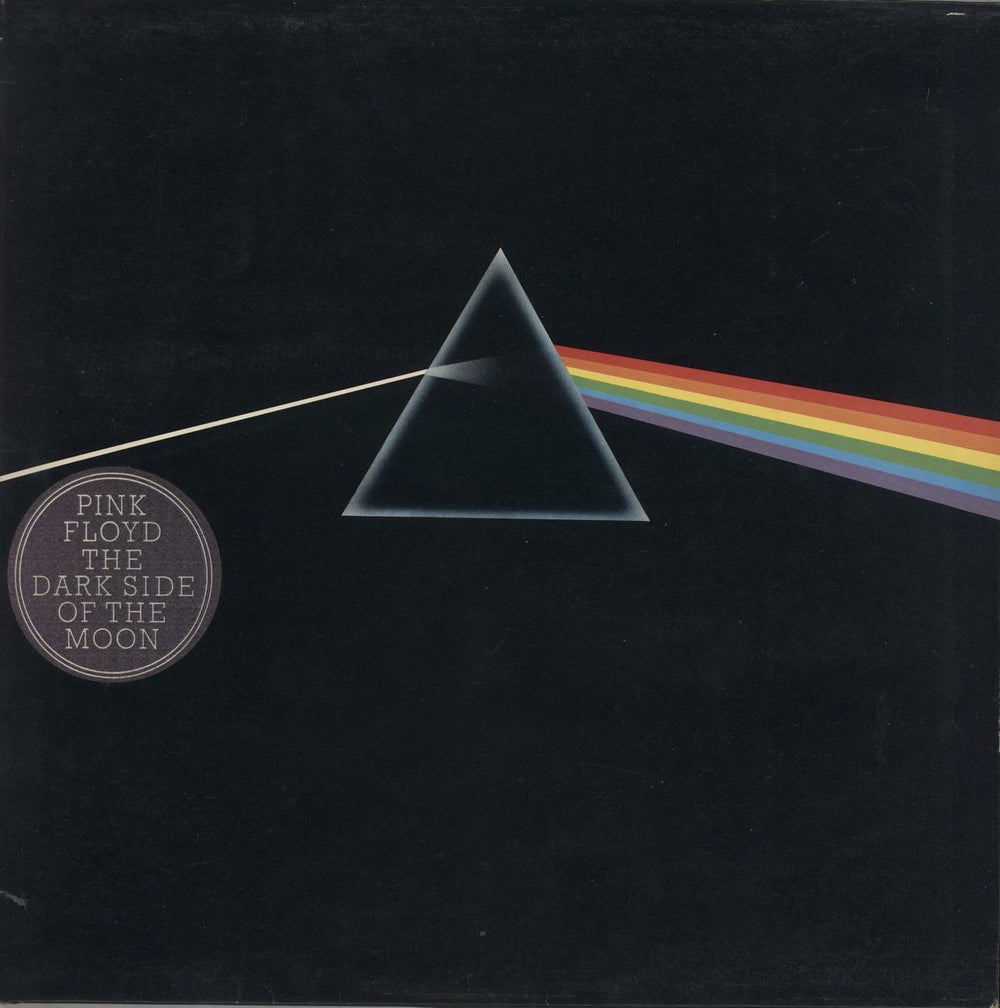 Pink Floyd The Dark Side Of The Moon - 1st Stickered - Complete - VG UK vinyl LP album (LP record) SHVL804