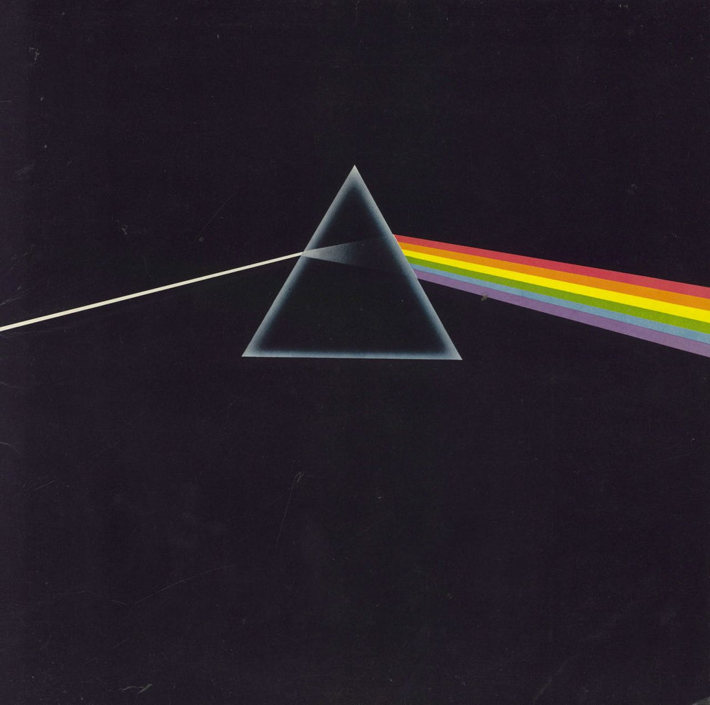 Pink Floyd The Dark Side Of The Moon - 5th + Stickers - EX UK vinyl LP album (LP record) SHVL804