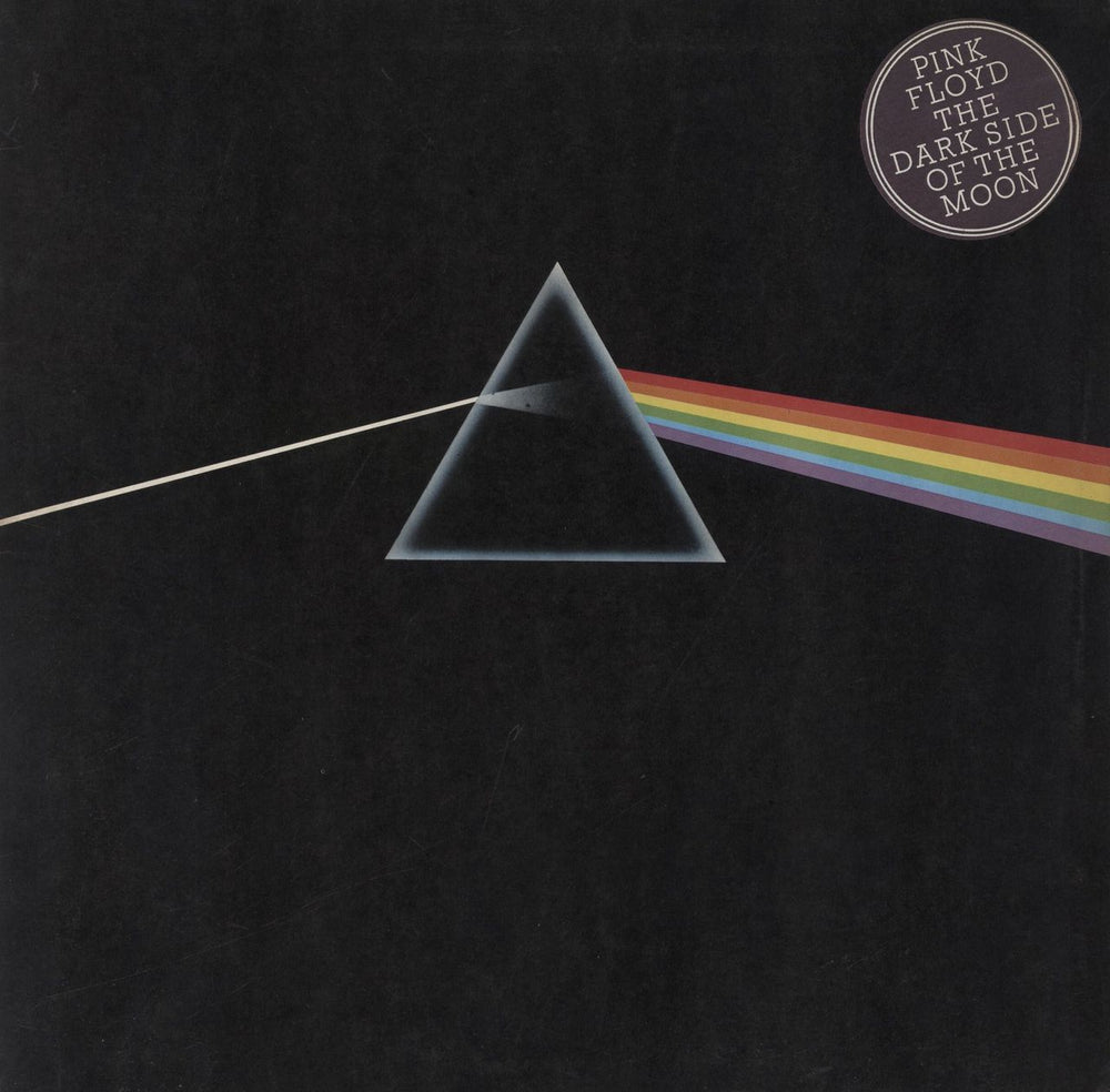 Pink Floyd The Dark Side Of The Moon - 5th - Stickered - EX UK vinyl LP album (LP record) SHVL804