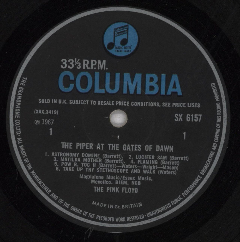 Pink Floyd - top The Piper at the Gates of Dawn MONO LP