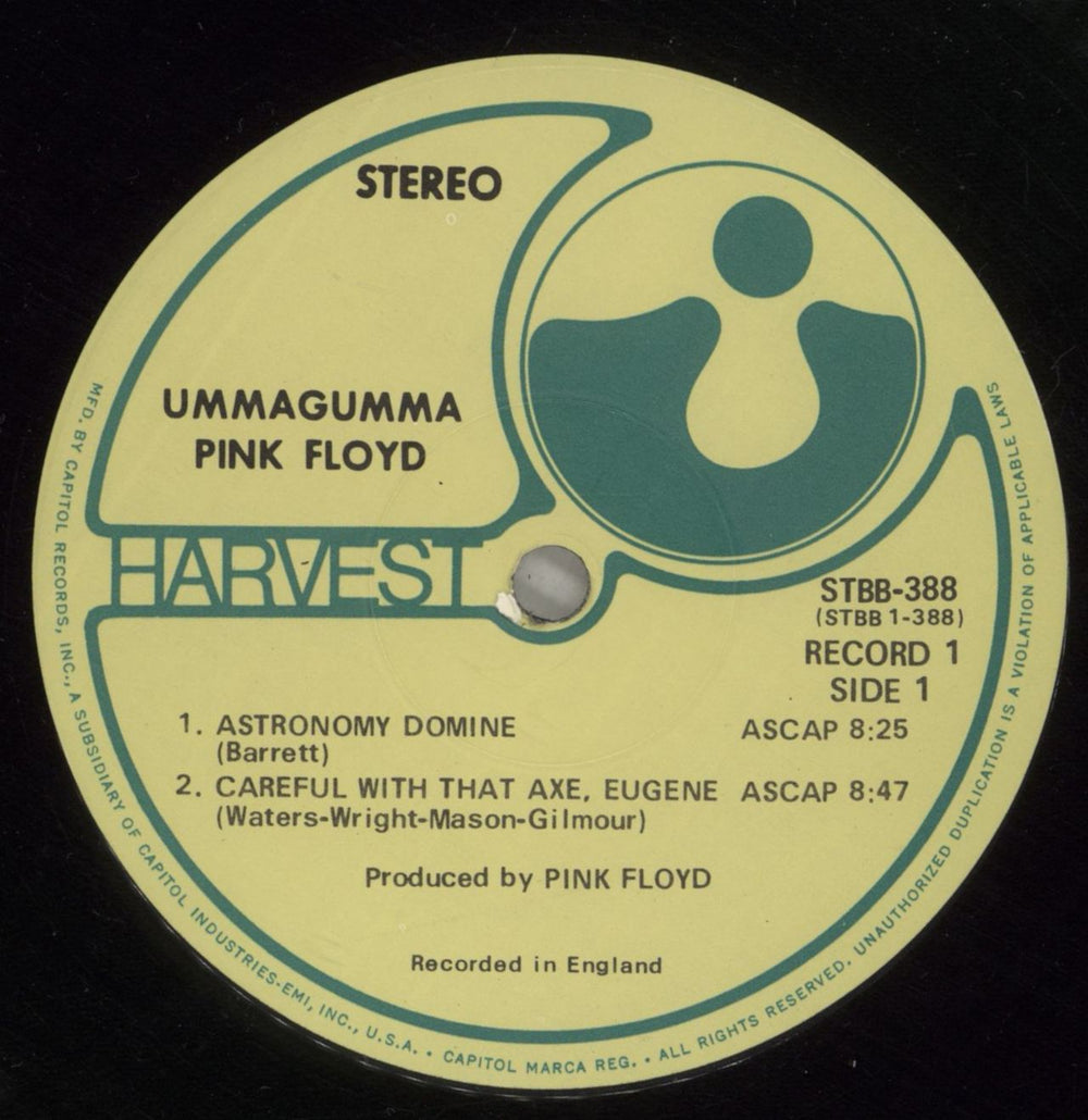 Pink Floyd Ummagumma - 3rd - Winchester press US 2-LP vinyl record set (Double LP Album) PIN2LUM843863