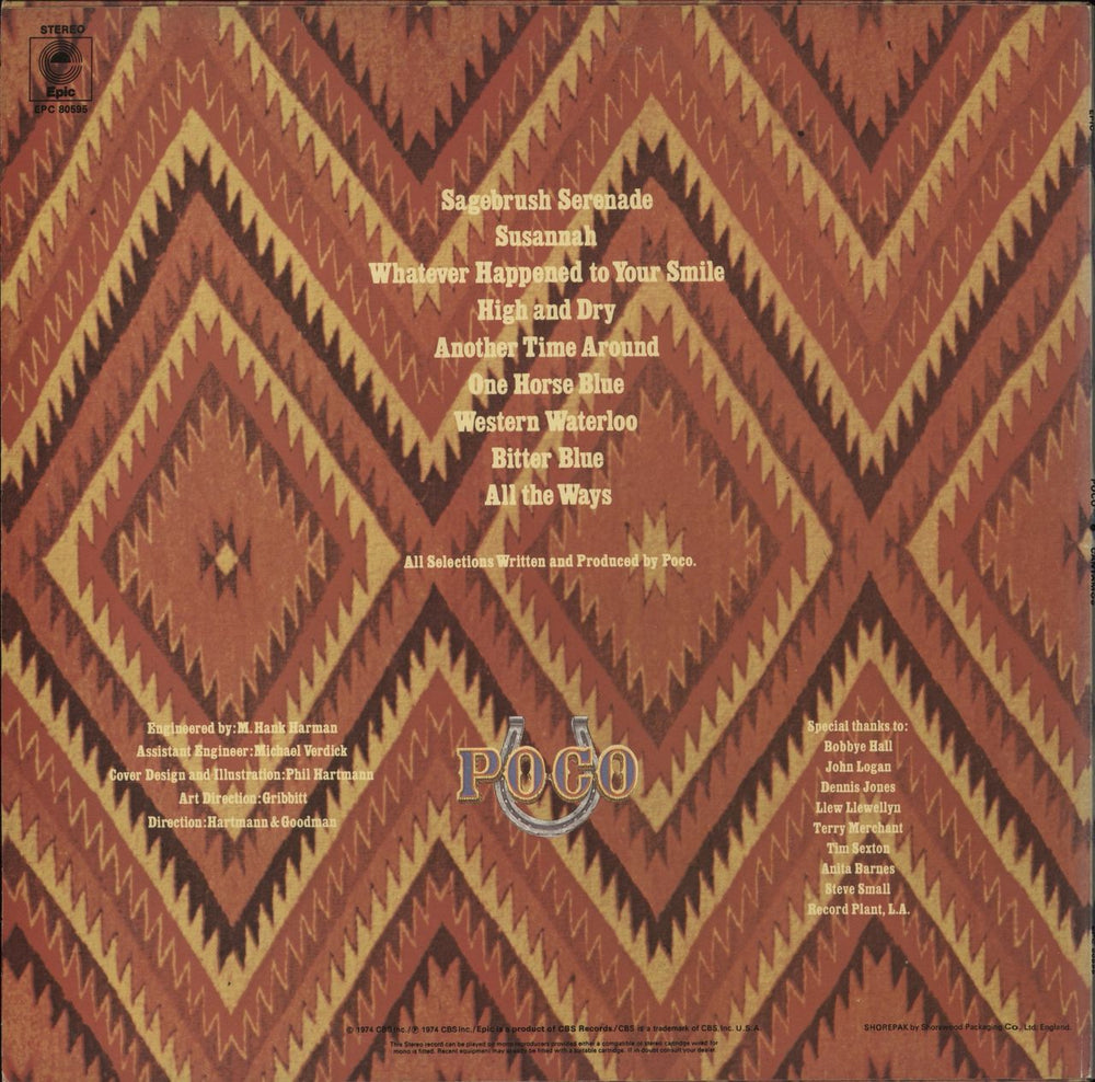 Poco Cantamos - yellow label UK vinyl LP album (LP record)