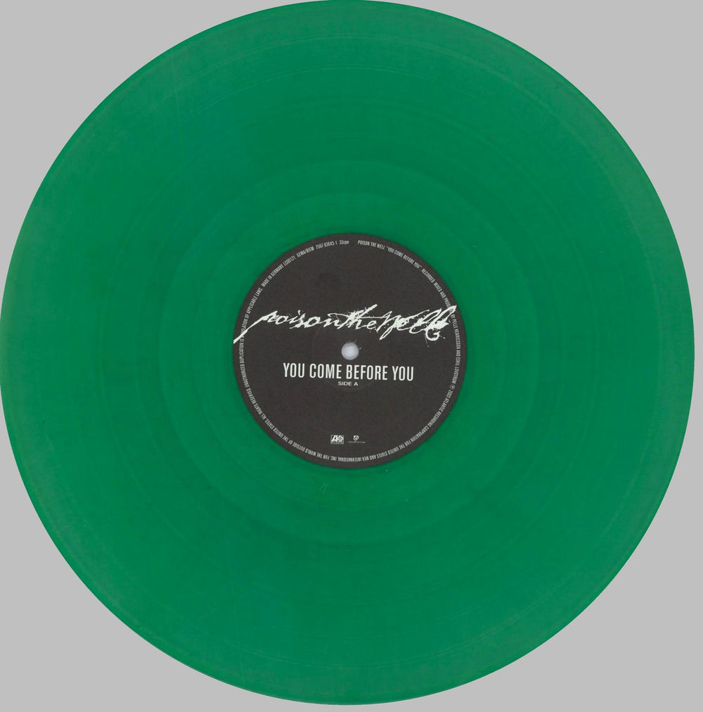 Poison The Well You Come Before You - Transparent Green Vinyl US vinyl LP album (LP record) PIWLPYO833392