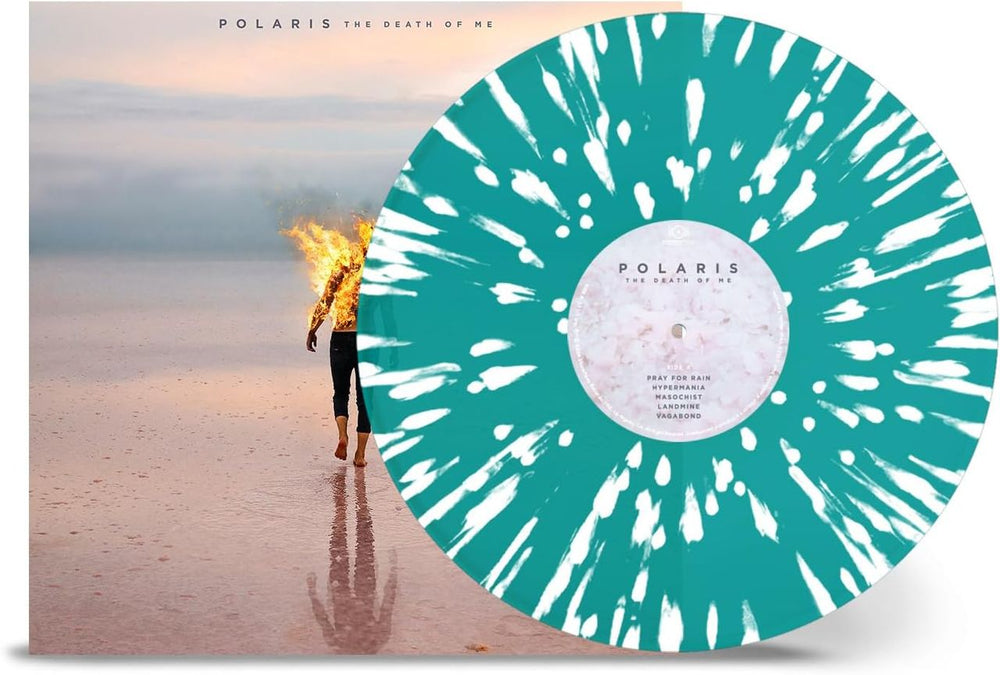 Polaris (Metal) The Death of Me - Turquoise with White Splatter Vinyl - Sealed US vinyl LP album (LP record) 5355-3