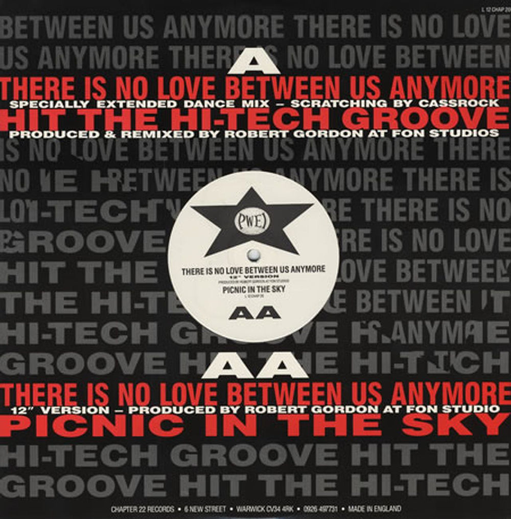 Pop Will Eat Itself There Is No Love Between Us Anymore UK 12" vinyl single (12 inch record / Maxi-single) L12CHAP20