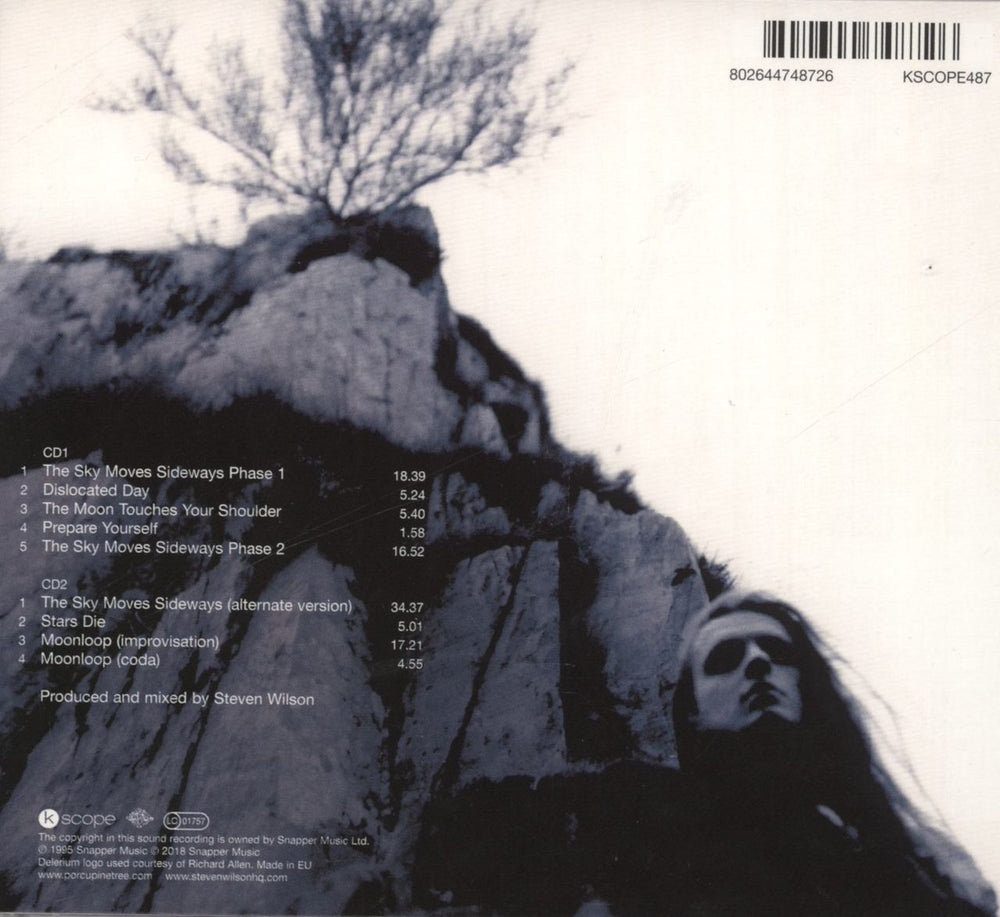 Porcupine Tree The Sky Moves Sideways UK 2 CD album set (Double CD)