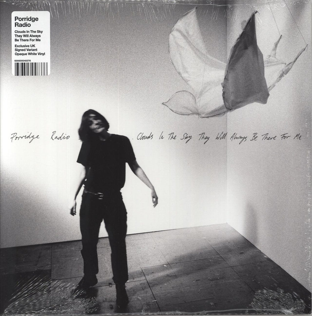 Porridge Radio Clouds In The Sky They Will Always Be There For Me - Signed Edition - Opaque White - Sealed US vinyl LP album (LP record) SC483