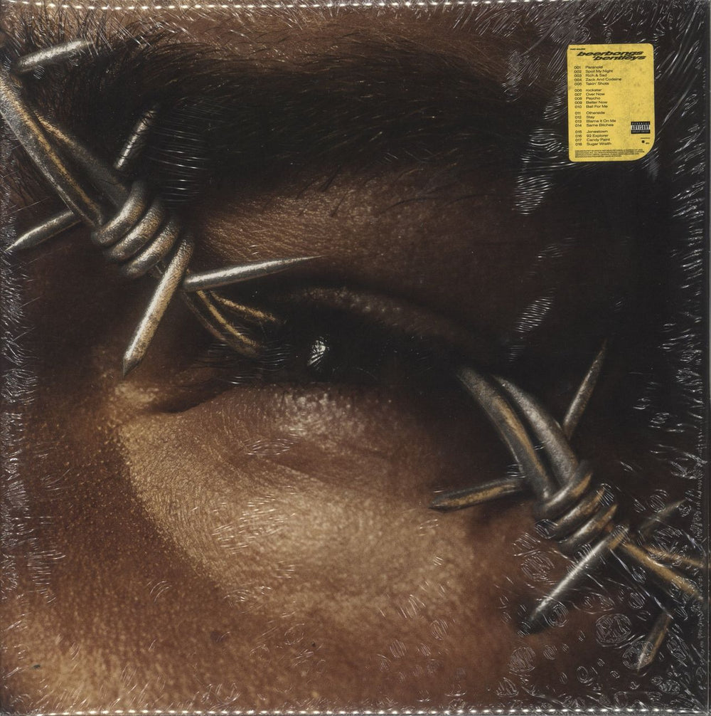 Post Malone Beerbongs & Bentleys - Clear Vinyl - Sealed UK 2-LP vinyl record set (Double LP Album) 00602567647577