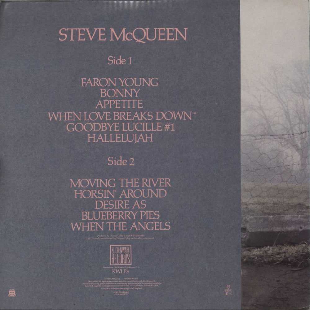 Prefab Sprout Steve McQueen - EX UK vinyl LP album (LP record)