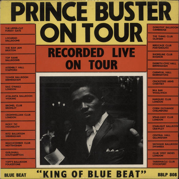 Prince Buster Prince Buster On Tour - EX UK Vinyl LP — RareVinyl.com