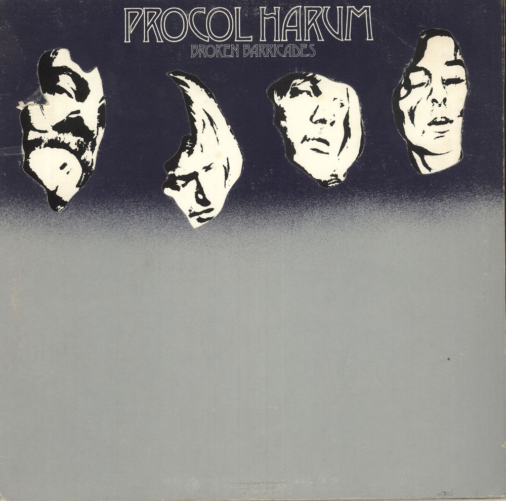 Procol Harum Broken Barricades - 1st - VG UK vinyl LP album (LP record) ILPS9158