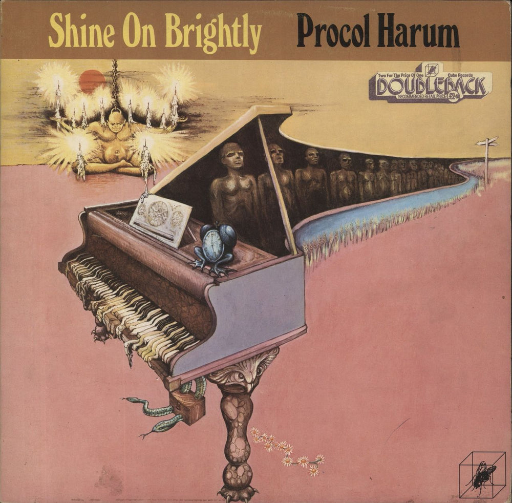 Procol Harum Shine On Brightly / Home - EX UK 2-LP vinyl record set (Double LP Album) TOOFA10