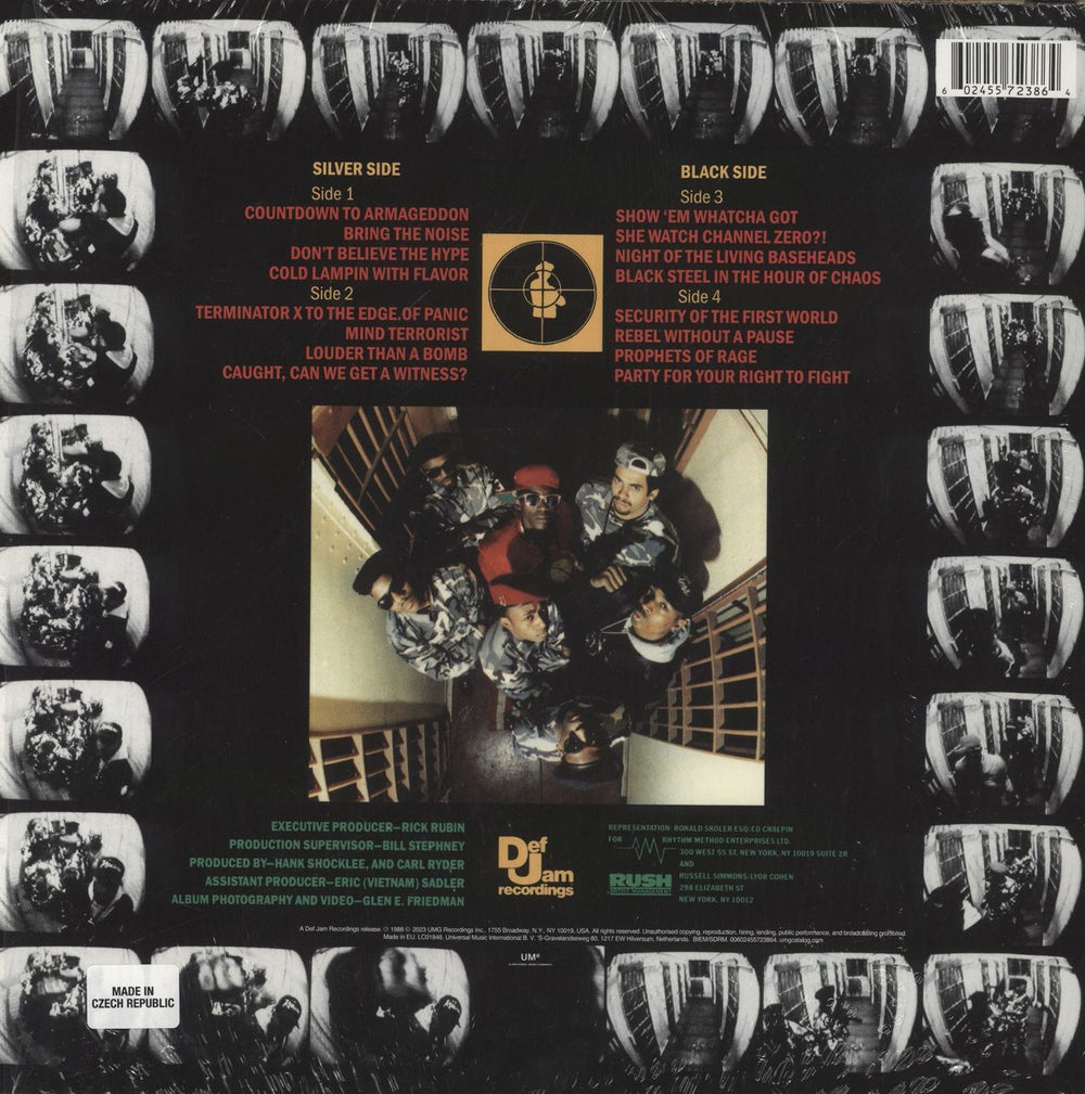 Public Enemy It Takes A Nation Of Millions To Hold Us Back - Remastered 180 Gram UK 2-LP vinyl record set (Double LP Album) 602455723864