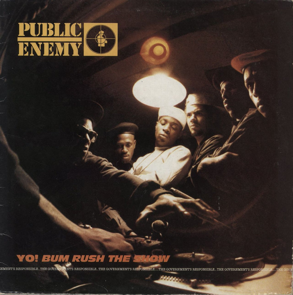 Public Enemy Yo! Bum Rush The Show - VG UK vinyl LP album (LP record) 4504821