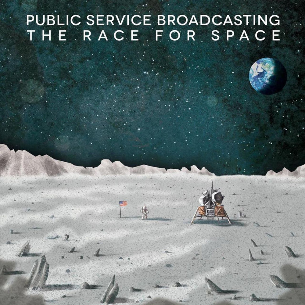 Public Service Broadcasting The Race For Space - Black Vinyl - USA / USSR Dual Cover Artwork - Sealed UK vinyl LP album (LP record) TCRVA02