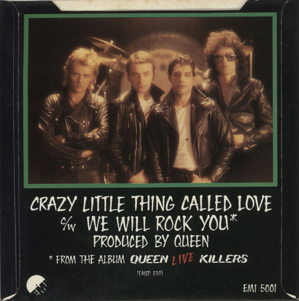 Queen Crazy Little Thing Called Love - P/S UK 7" vinyl single (7 inch record / 45)