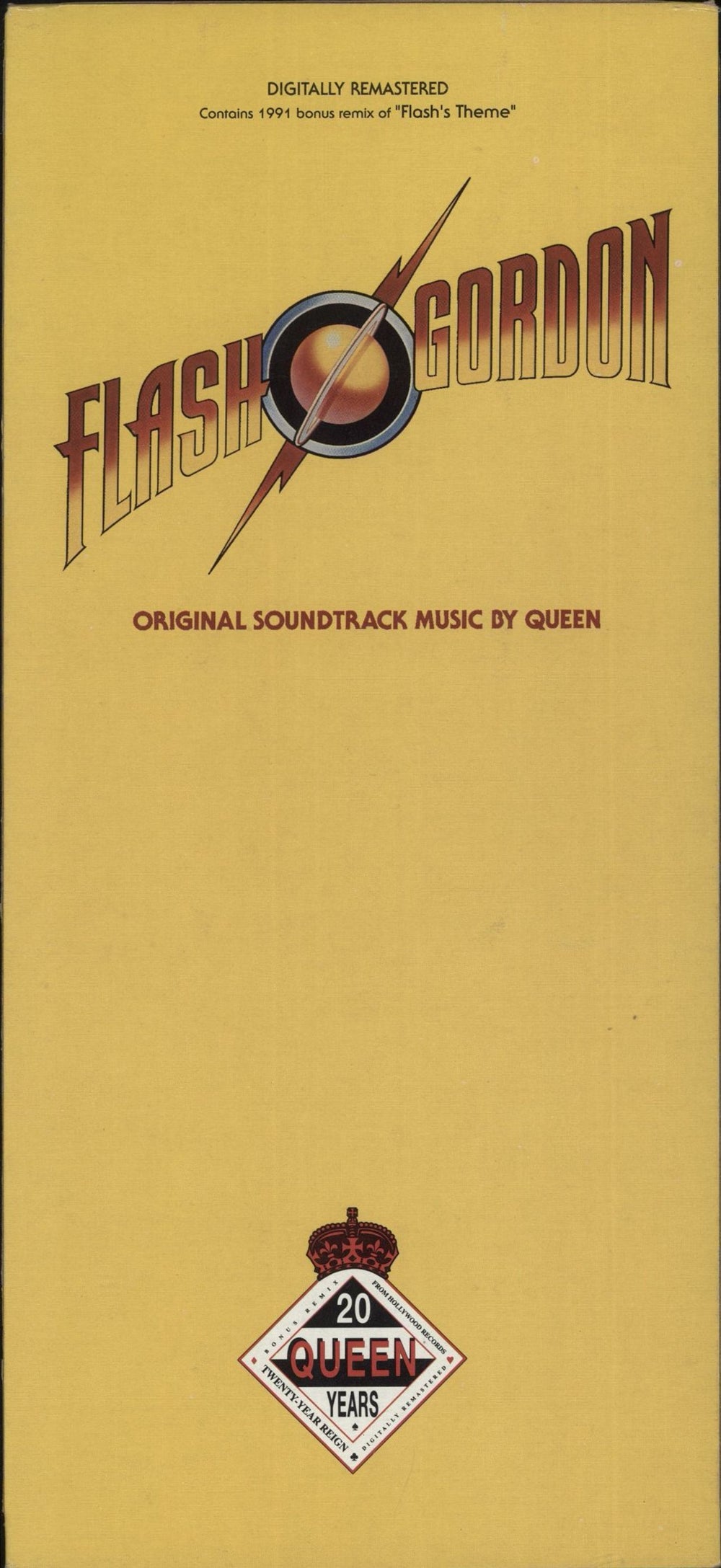 Queen Flash Gordon - longbox US CD album (CDLP) HR-61203-2